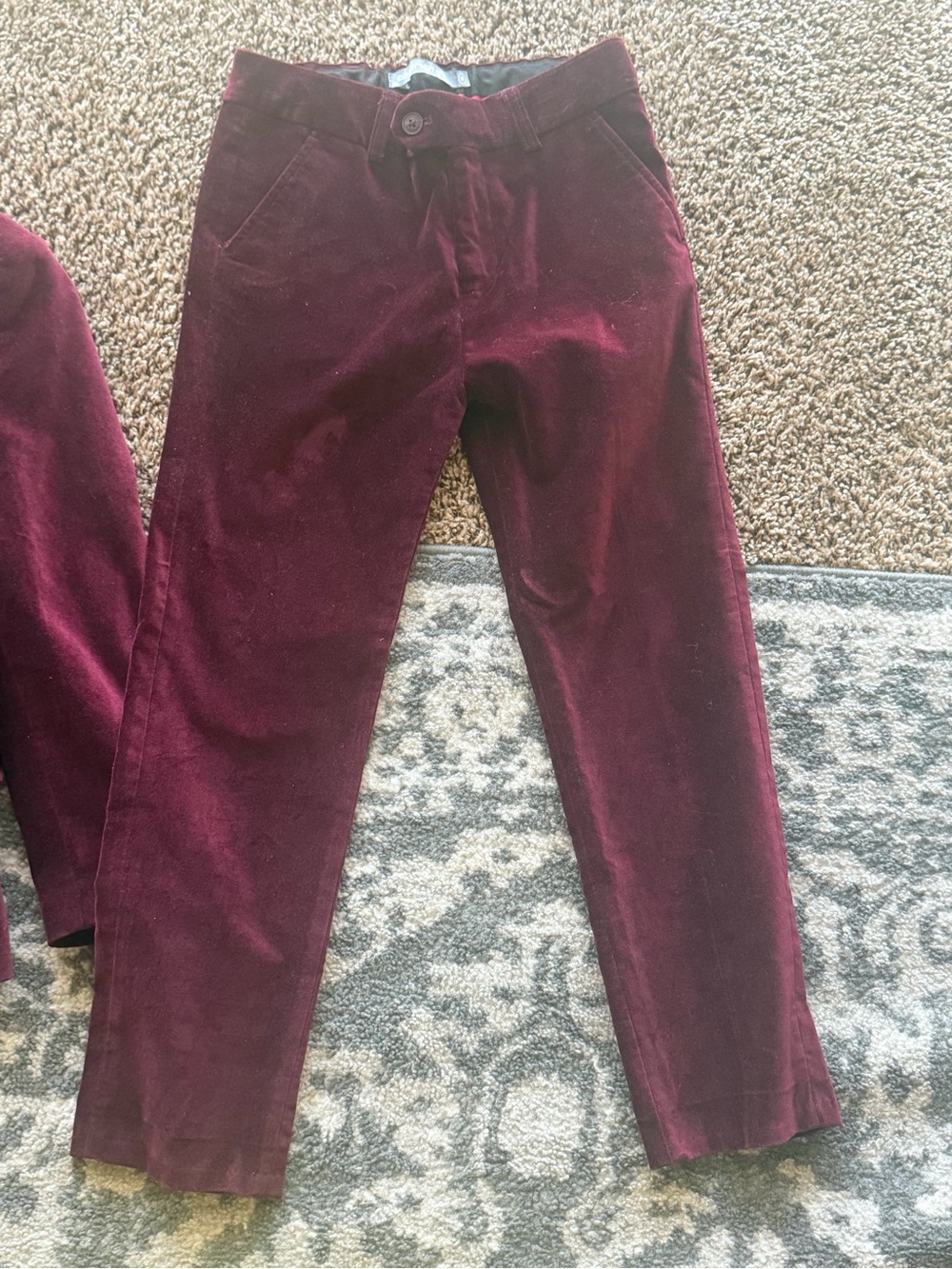 Appaman Burgundy Corduroy suit - Picture 5 of 7